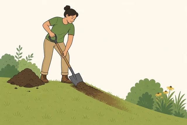 Illustration for Choose a leveling method for the site.