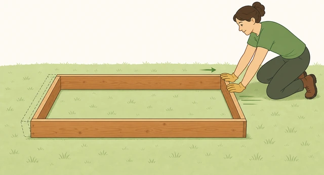Illustration for Push the frame corner-to-corner until diagonals match.