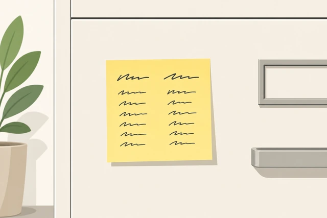 Illustration: sticky note showing start time and end reclaim time side by side