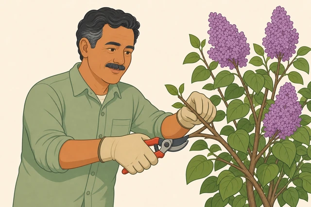 Illustration for Remove crossing or rubbing branches — the third D.
