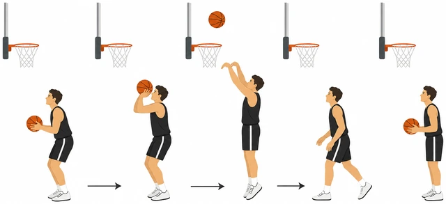 Illustration: practicing free throws from closer then stepping back to line