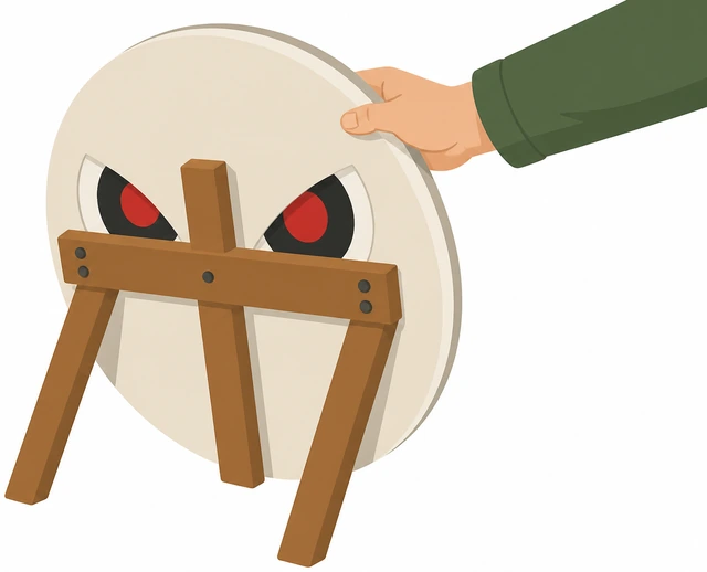 Illustration: shooter focusing eyes on back of rim free-throw target