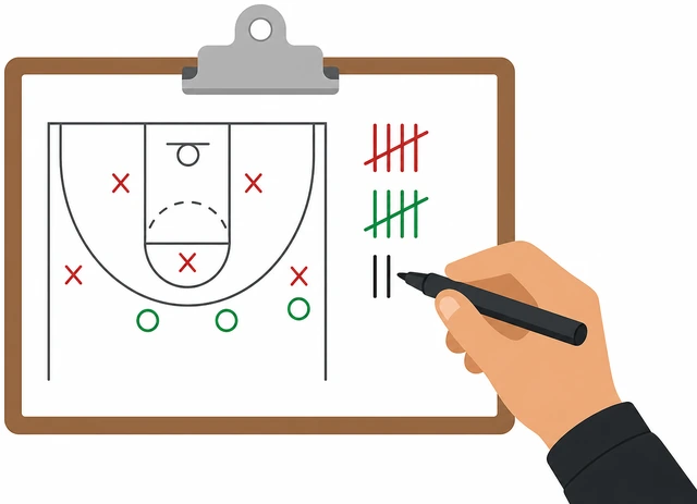 Illustration: shooting ten free throws and tallying miss patterns