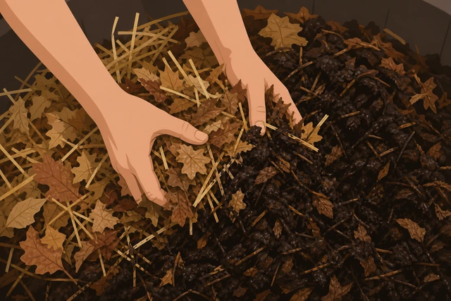 Illustration for Mix in a generous amount of dry browns.