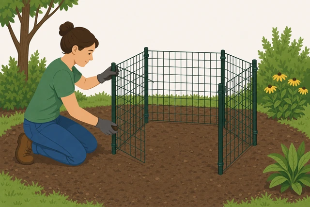 Illustration for Set up the container.
