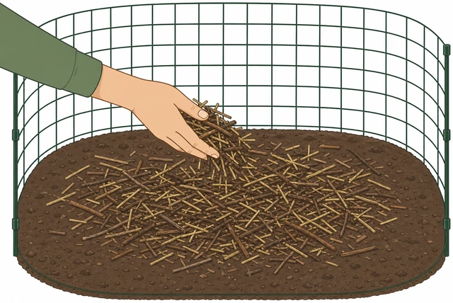 Illustration for Lay a coarse base layer.
