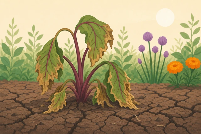 Illustration for Check for underwatering signs after watering.